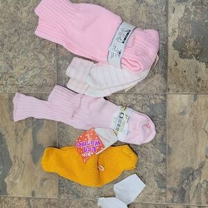 Vintage Knit Leg Warmers And Socks 80s With RECEIPT